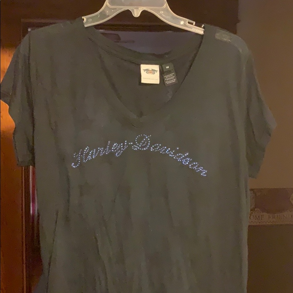 Women’s 1w Harley black burnout shirt